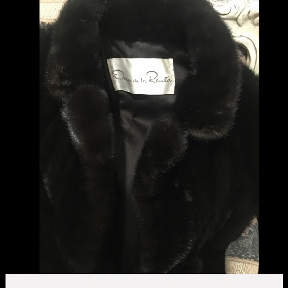 Oscar De la Renta Fur Coat Size Med/Lg